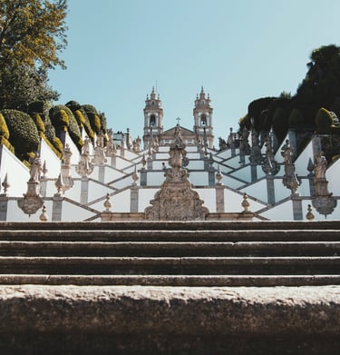 Braga private tour, Bom Jesus sanctuary staircase