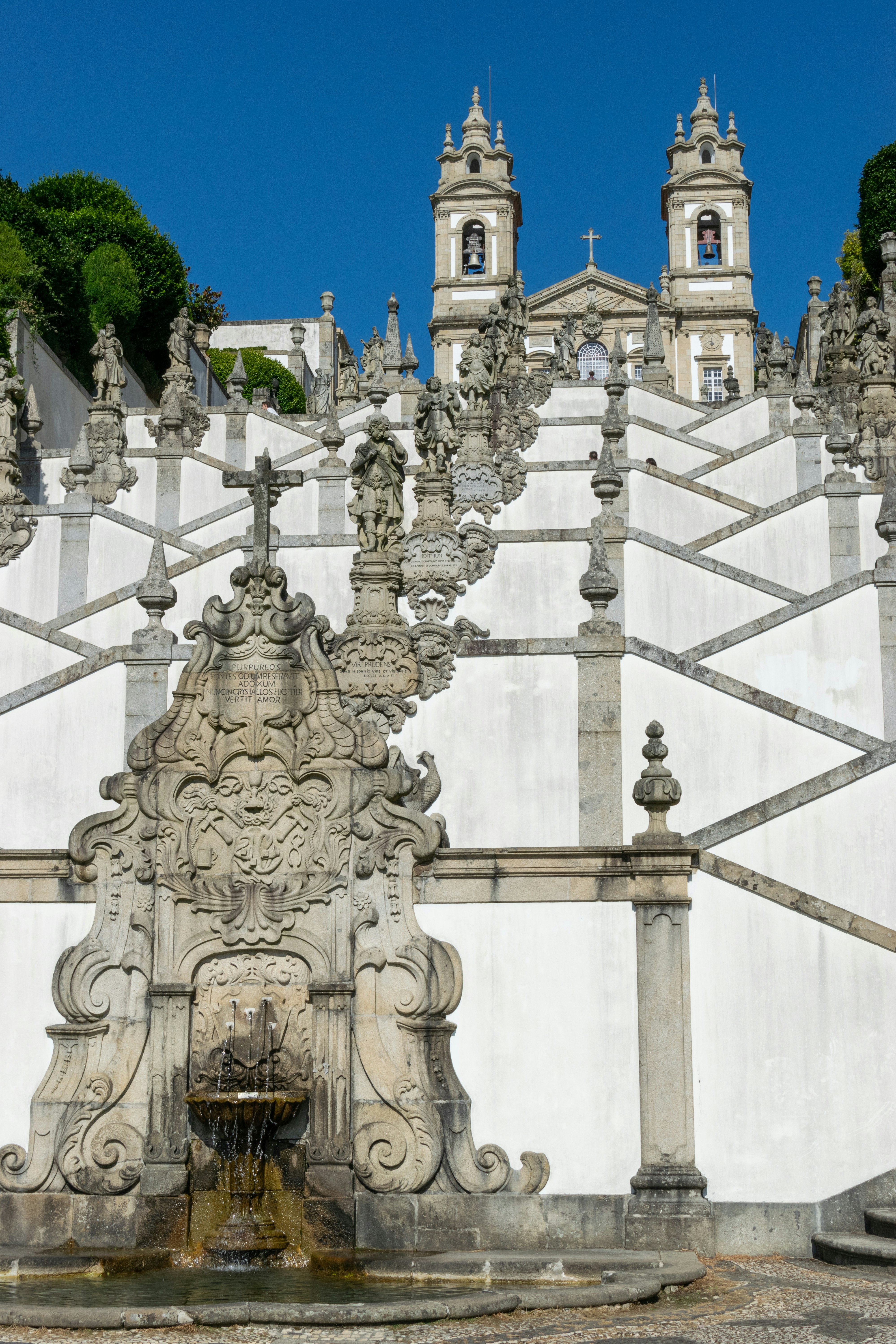 Bom Jesus do Monte baroque staircase sanctuary above Braga
