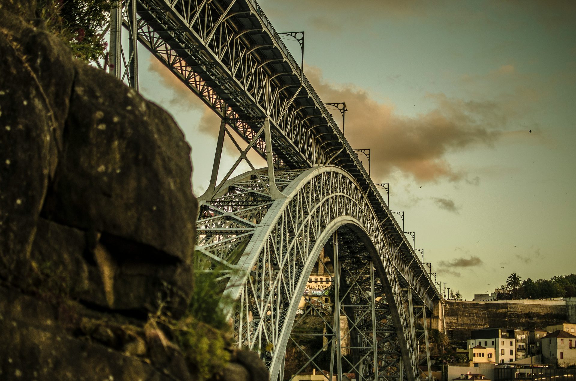 Porto city panoramic view