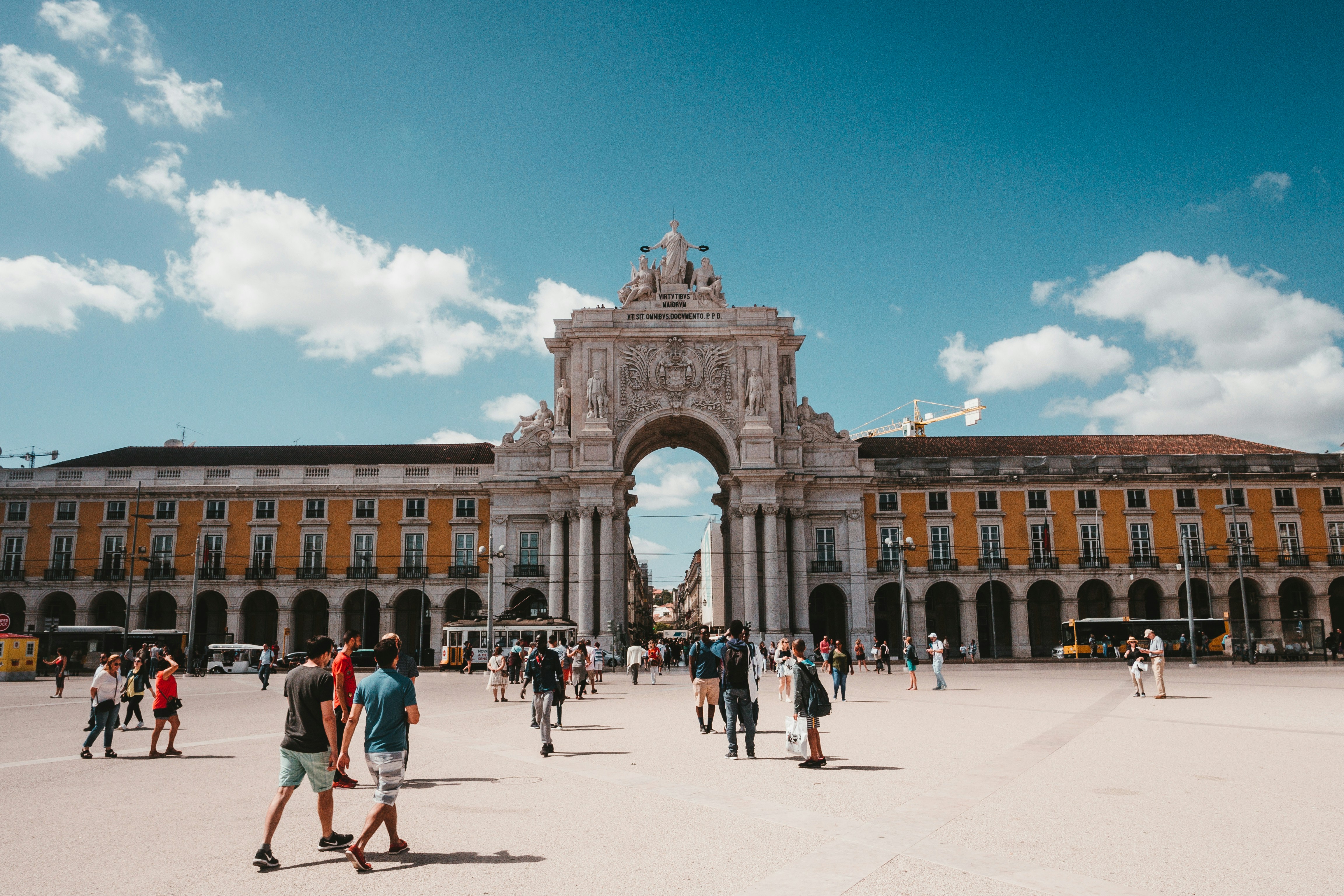 Lisbon Alfama district and the Tagus River
