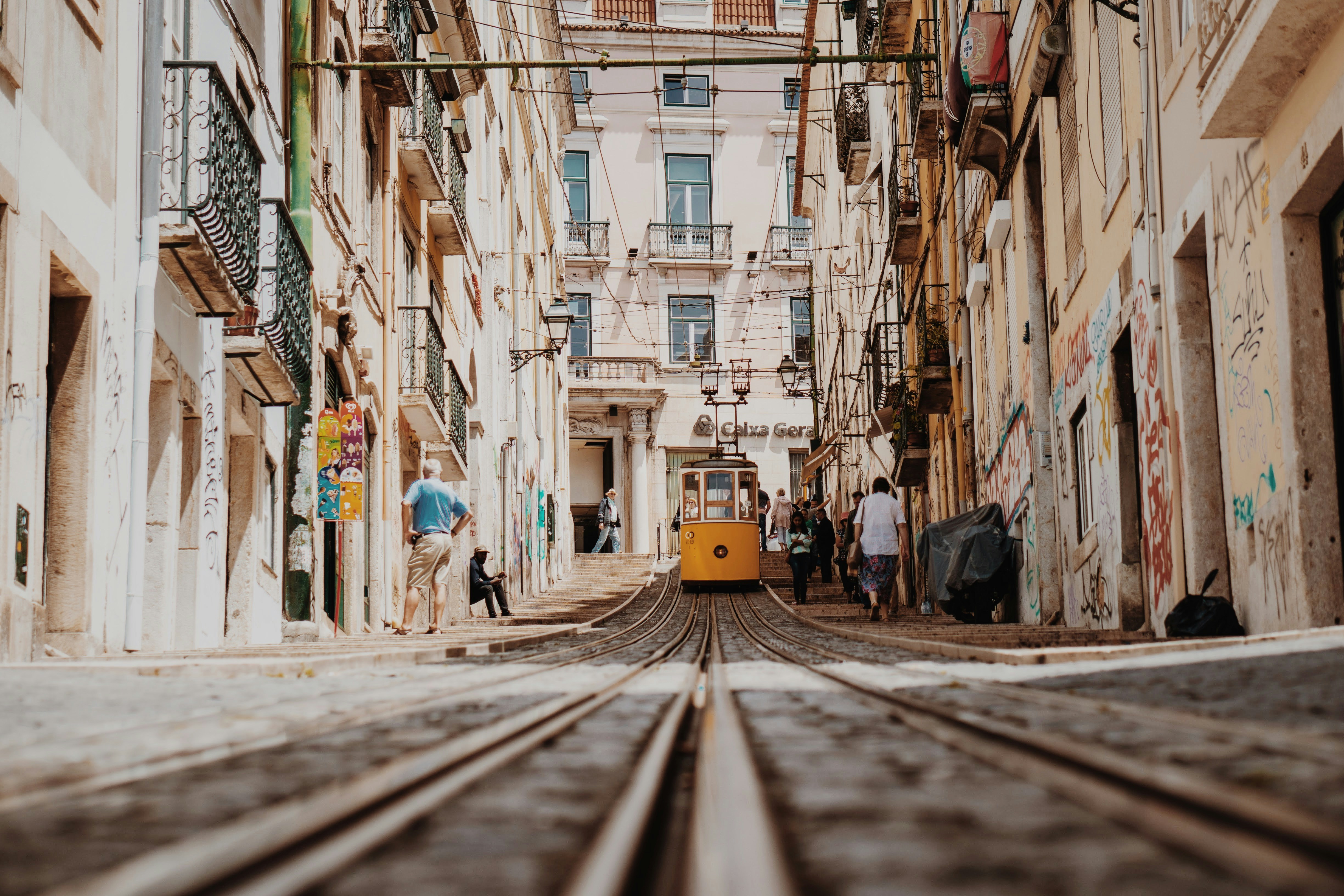 Lisbon Alfama district and the Tagus River
