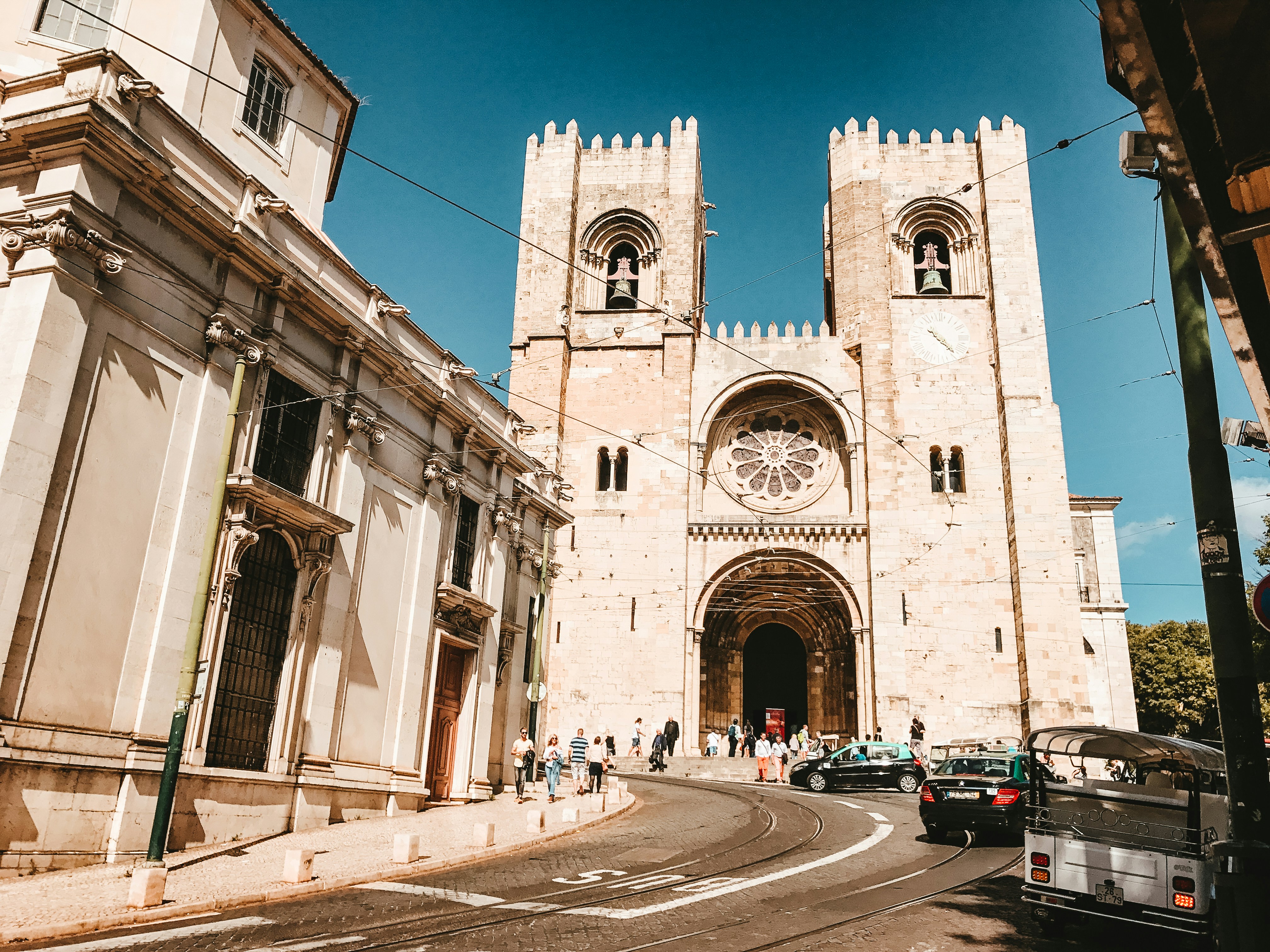 Lisbon Chiado neighbourhood with elegant streets and cafés