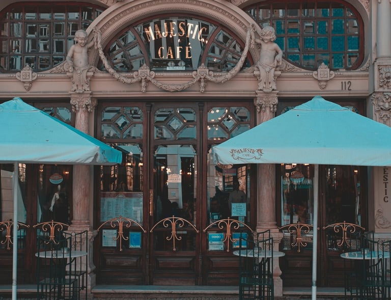 Majestic Café, the iconic Art Nouveau café in Porto